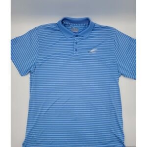 Under Armour Short Sleeve Polo Golf Shirt Loose Heat Gear Men's Size L 1899 C335